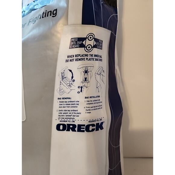 8 Pack Genuine ORECK HEPA FILTRATION Odor Fighting TYPE CC CCPK80H Vacuum Bags - Picture 4 of 11